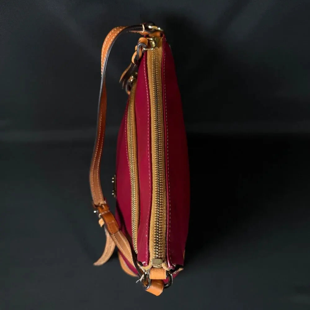 Dooney & Bourke Wexford Smooth Leather Crossbody Color Mulberry